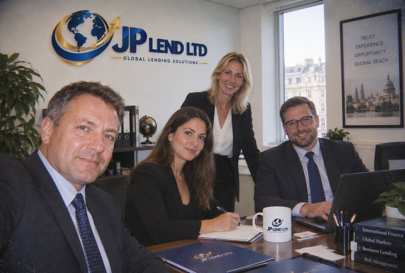 The JP Lending Ltd team at our London office